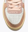 Baskets Diadora Mi Metal Pigskin Used Wn Rose Cornouille Clair