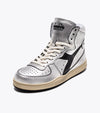 Baskets Diadora Mi Silver Used W Argento Metallizzato/Nero