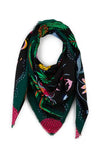 BIG Foulard Wild Herborium Noir