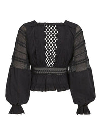 Blouse Rouge by Vila Vinika Black