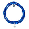 Bracelet/Collier Têtes Blondes Polaire Silver Bleu Majorelle