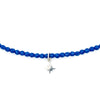 Bracelet/Collier Têtes Blondes Polaire Silver Bleu Majorelle