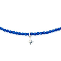 Bracelet/Collier Têtes Blondes Polaire Silver Bleu Majorelle