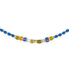 Bracelet/Collier Têtes Blondes Yves Bleu Majorelle