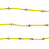 Bracelet/Collier Têtes Blondes Gatsby Jaune Néon