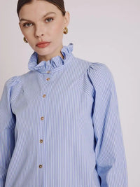 Chemise Berenice Clothilde Rayée Baby Blue