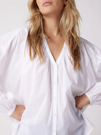 Chemise Notshy coton Maya Blanc