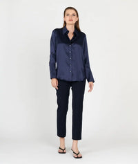 Chemise Hana San Nisha Bleu Nuit