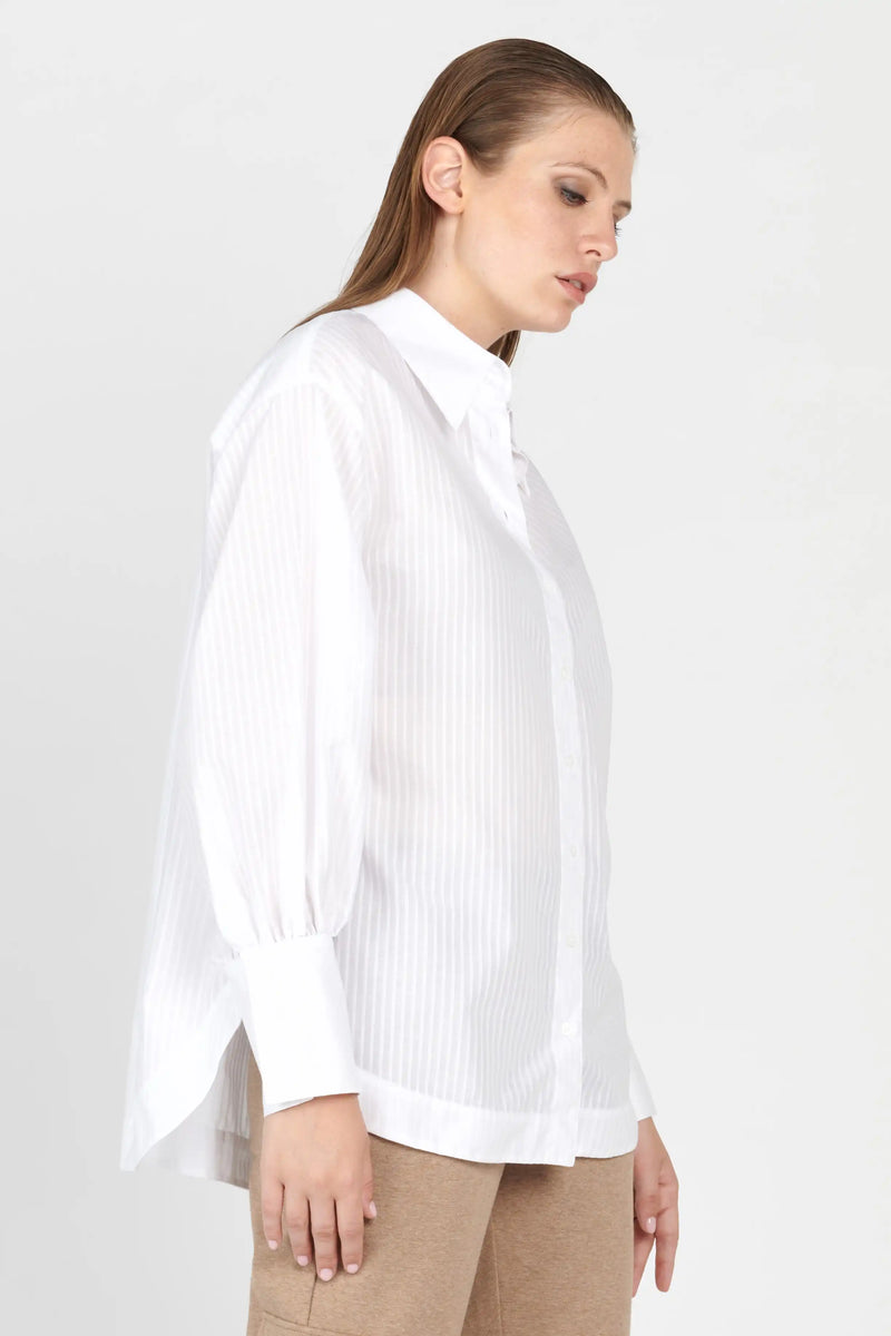 Chemise Hana San Estela Blanc Optique