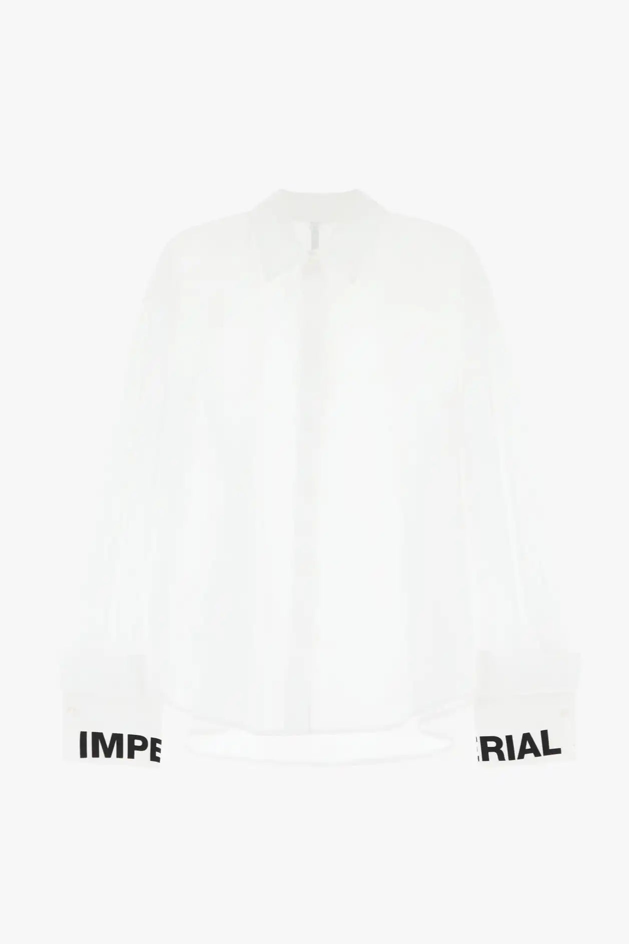 Chemise Imperial logo poignets Bianco