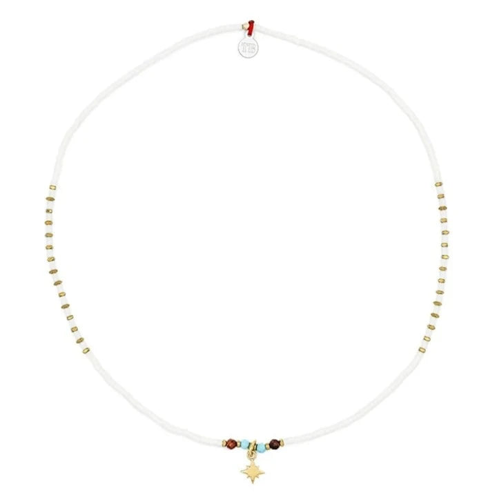 Collier ras du cou Têtes Blondes Polaire Gold Vanille