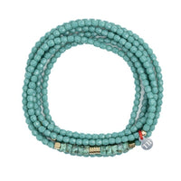 Bracelet/Collier Têtes Blondes Nadège Turquoise Persian