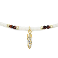 Bracelet/Collier Têtes Blondes Totem Vanille