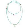 Bracelet/Collier Têtes Blondes Totem Turquoise