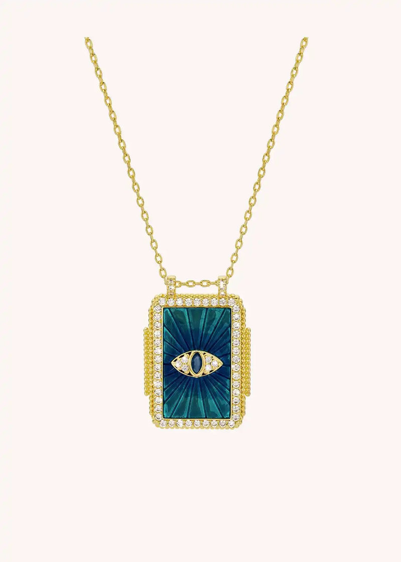 Collier MYA BAY Blue Eye Boheme Or