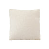 Coussin MX HOME en laine bouclée Blanc Crème