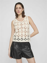 Top Rouge by Vila en crochet Vimelody Birch