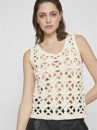 Top Rouge by Vila en crochet Vimelody Birch