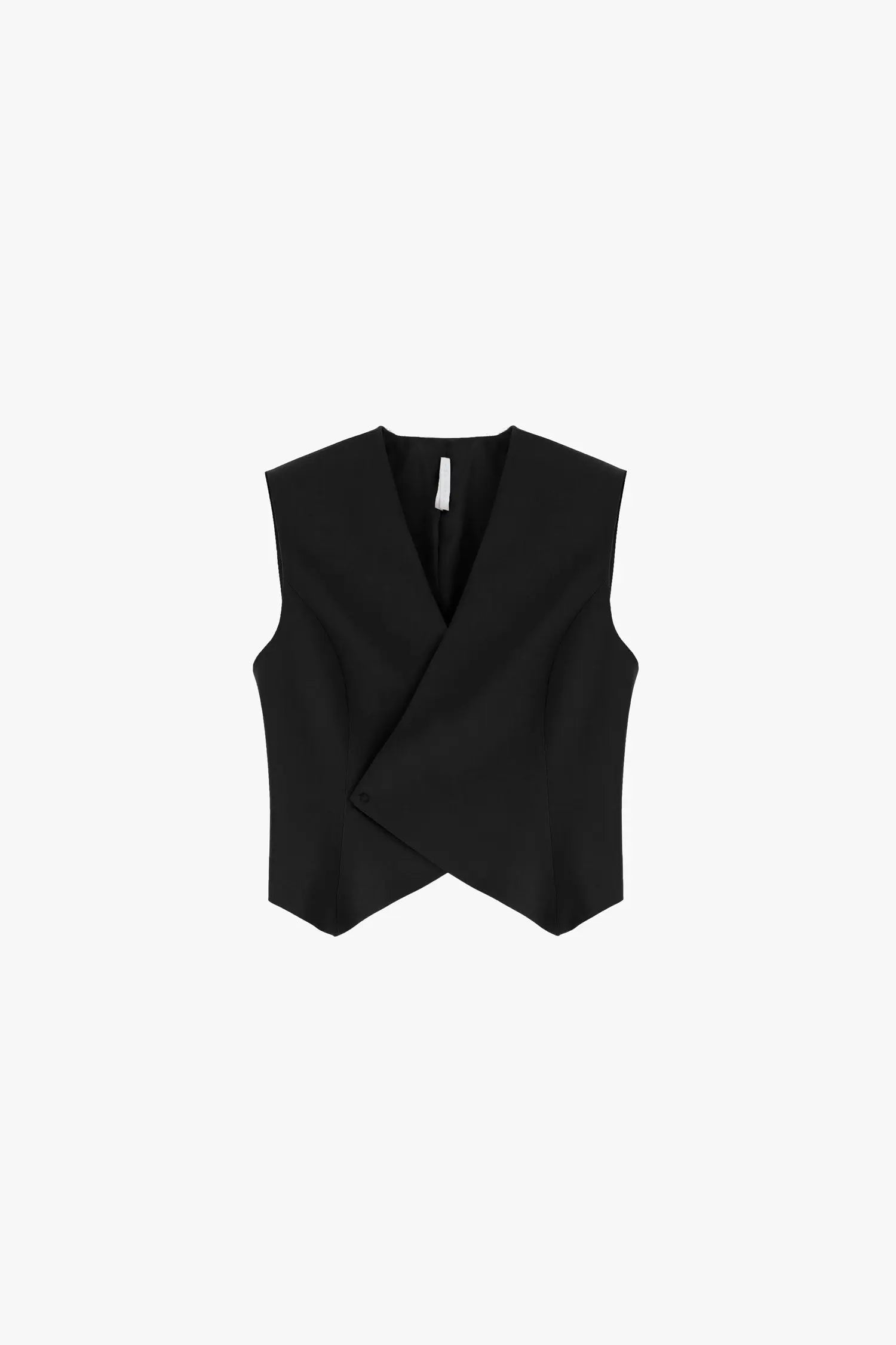 Gilet Imperial croisé à rayures Nero