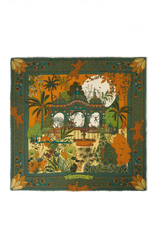 BIG Foulard Wild Amber Palace Vert