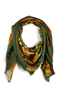 BIG Foulard Wild Amber Palace Vert