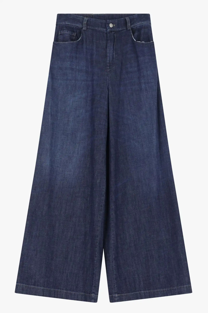 Jean large Please Blu Denim