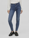 Jean skinny Vila Visarah Medium Blue Denim