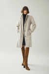 Manteau Vila Viebby Natural Melange