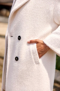 Manteau Lauren Vidal Aska Crème