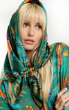 MEDIUM Foulard Wild Magic India Vert