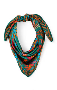 MEDIUM Foulard Wild Magic India Vert