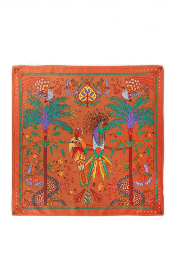 MINI Foulard Wild Magic India Terracotta