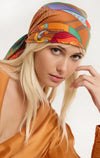 MEDIUM Foulard Wild Magic India Terracotta