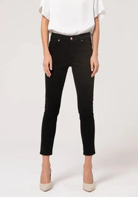 Pantalon Slim Fracomina en tissu Bull Black