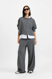 Pantalon Palazzo Please Grigio Antracite