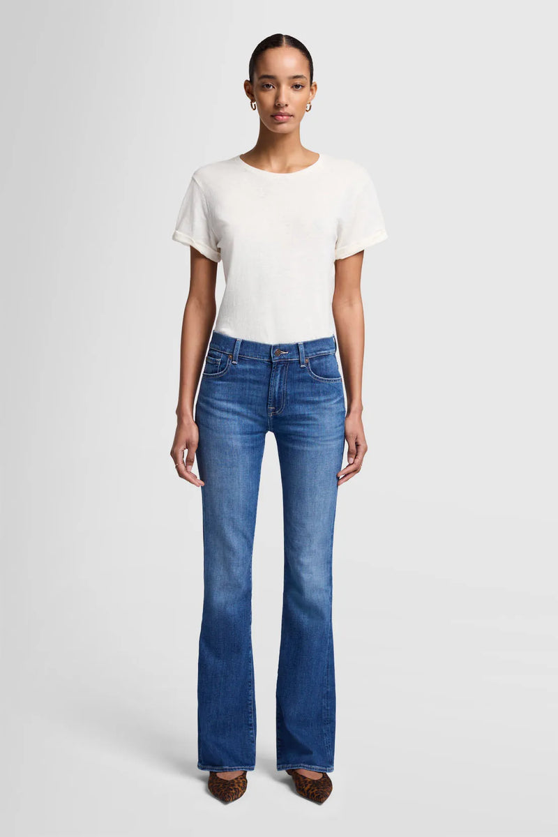 Jean Seven Bootcut Slim Illusion Santa Monica Bleu Moyen