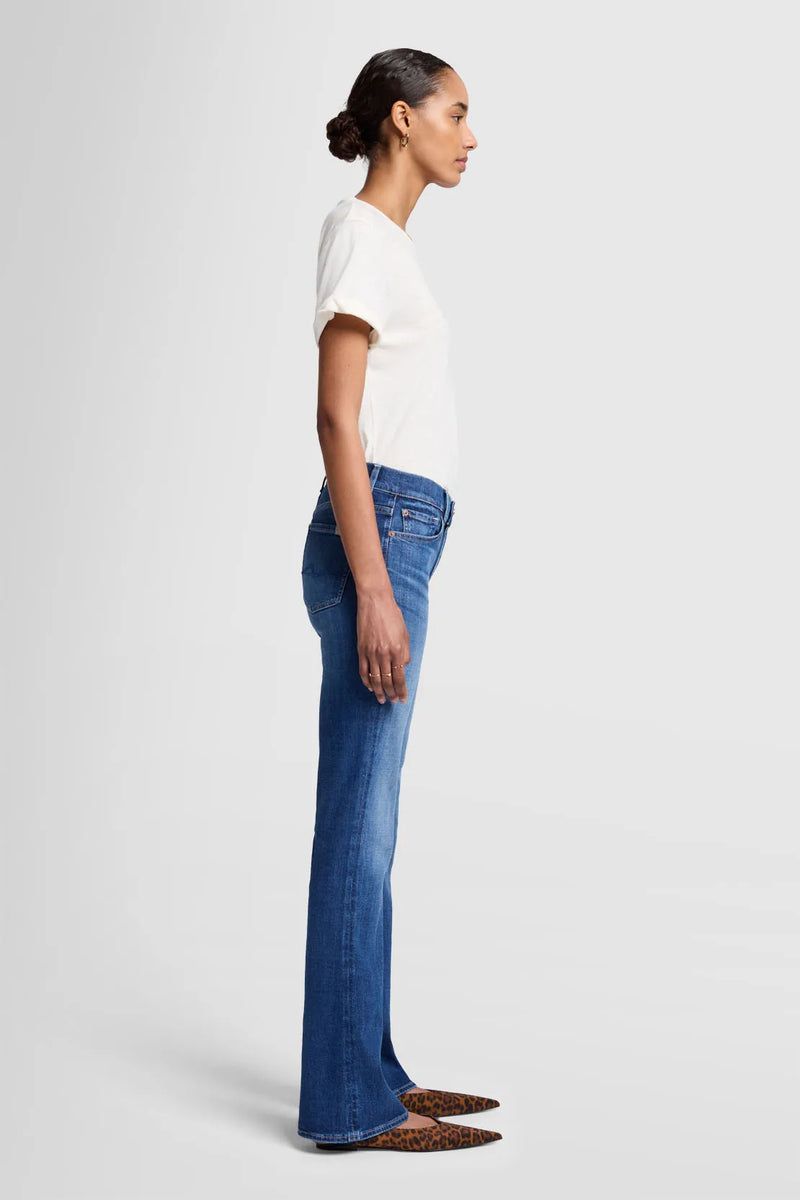 Jean Seven Bootcut Slim Illusion Santa Monica Bleu Moyen