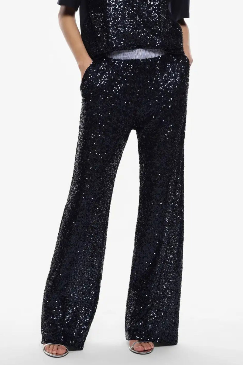 Pantalon Imperial à sequins Blu