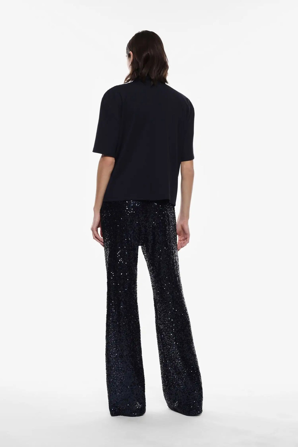 Pantalon Imperial à sequins Blu