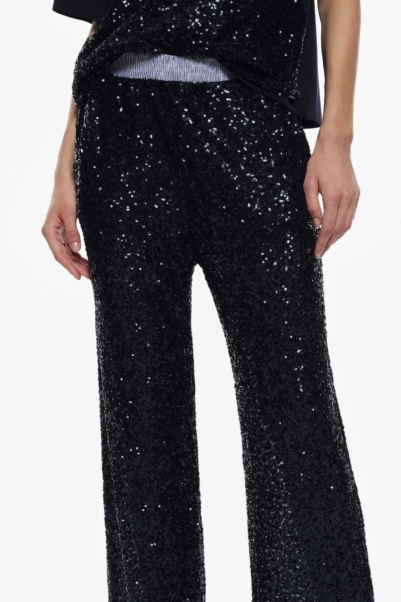 Pantalon Imperial à sequins Blu