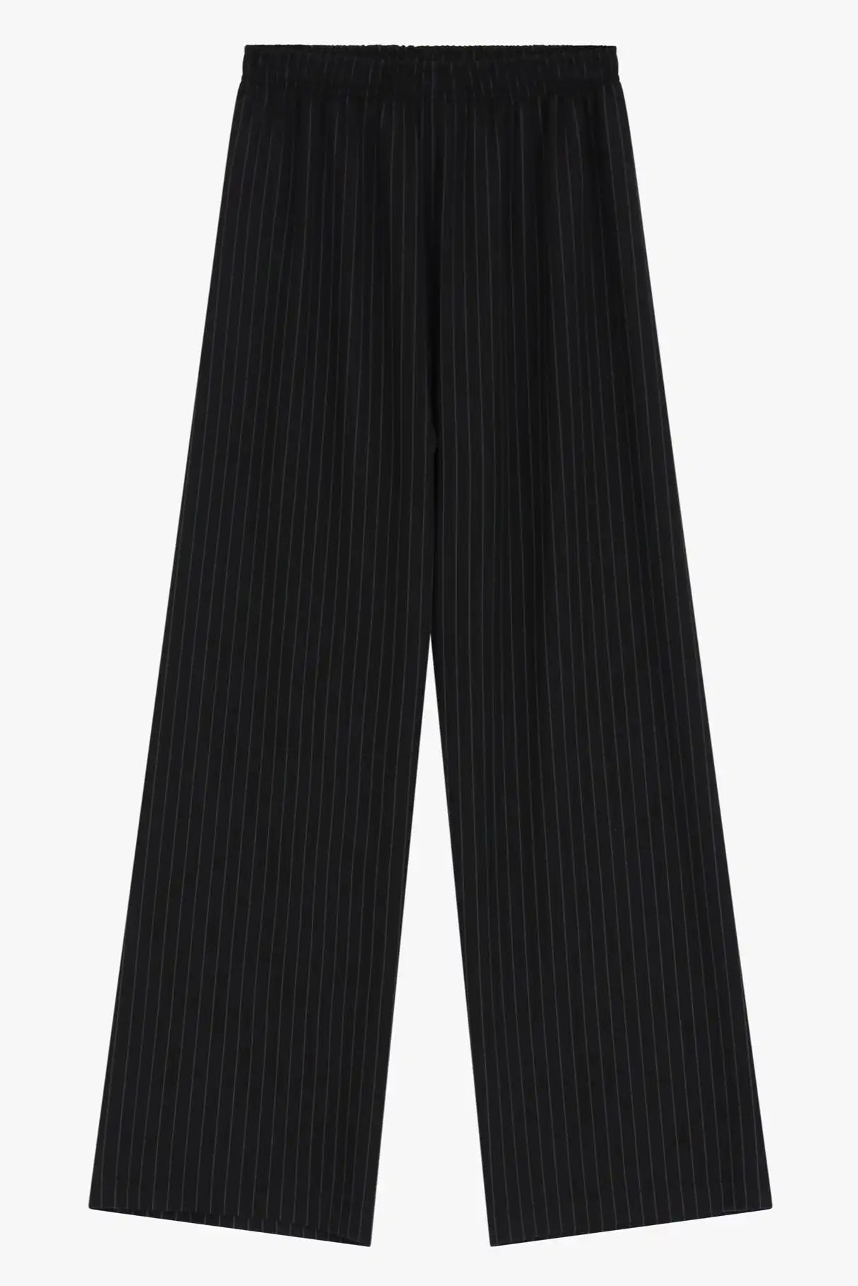 Pantalon Palazzo Imperial Rayures Nero/Bianco