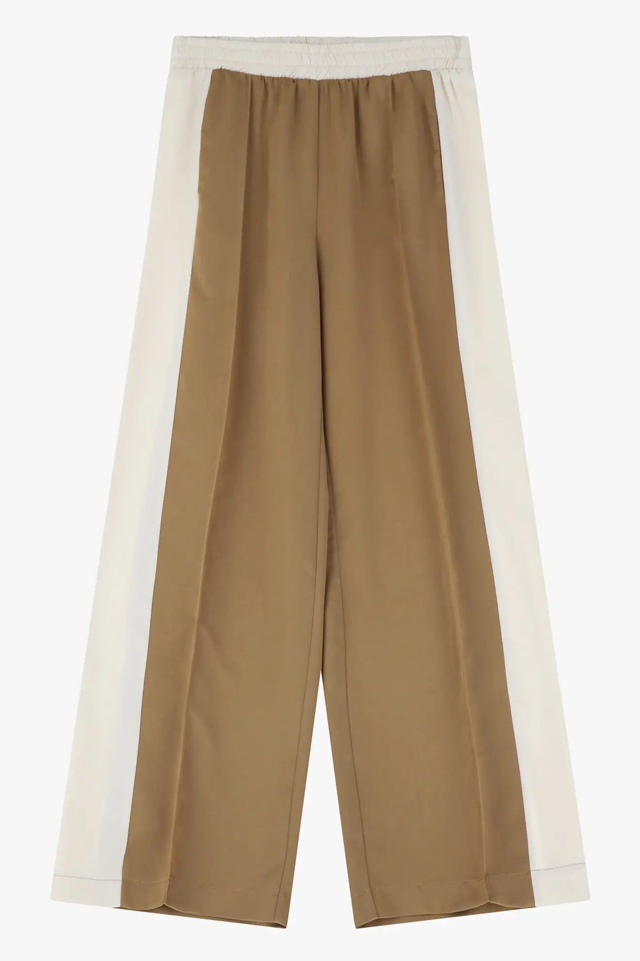 Pantalon Palazzo Imperial Bicolore Tabacco