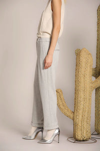 Pantalon Mason's New York Cozy Gris clair