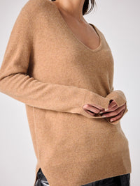 Pull Notshy Leopoldine Camel Chiné