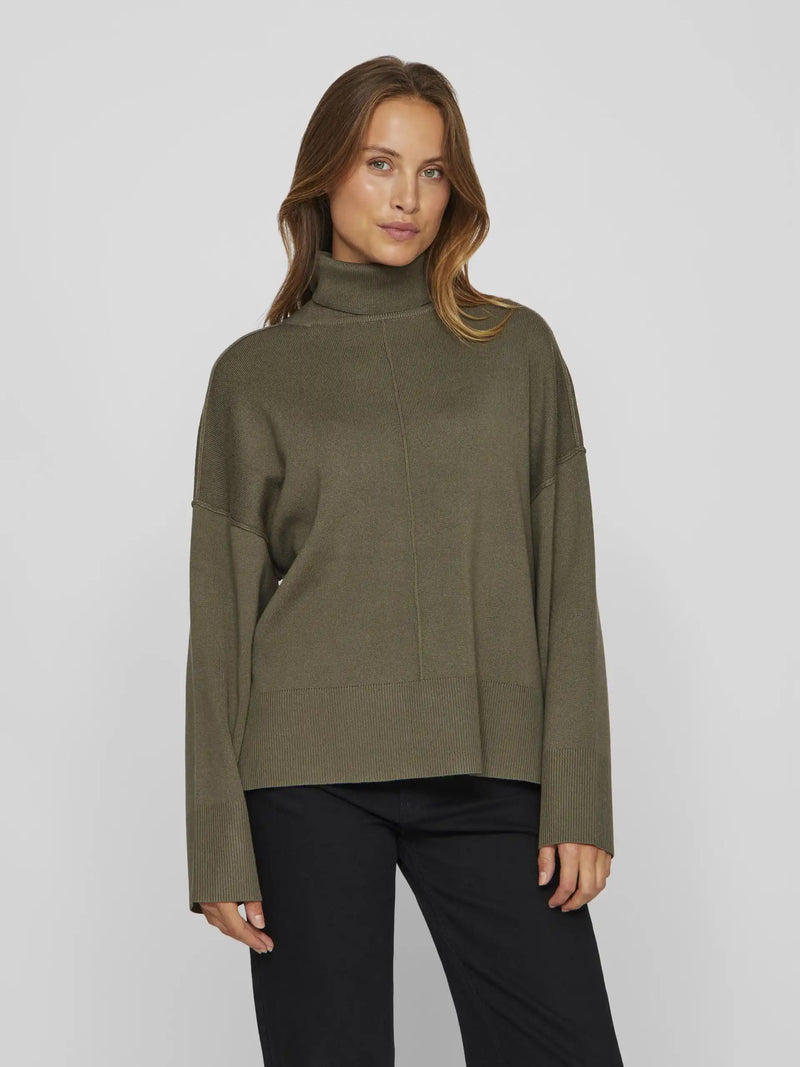 Pull Vila Viostria Dusty Olive