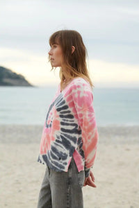 Pull Ma Petite Capsule Tie and Dye Ouragan Gris