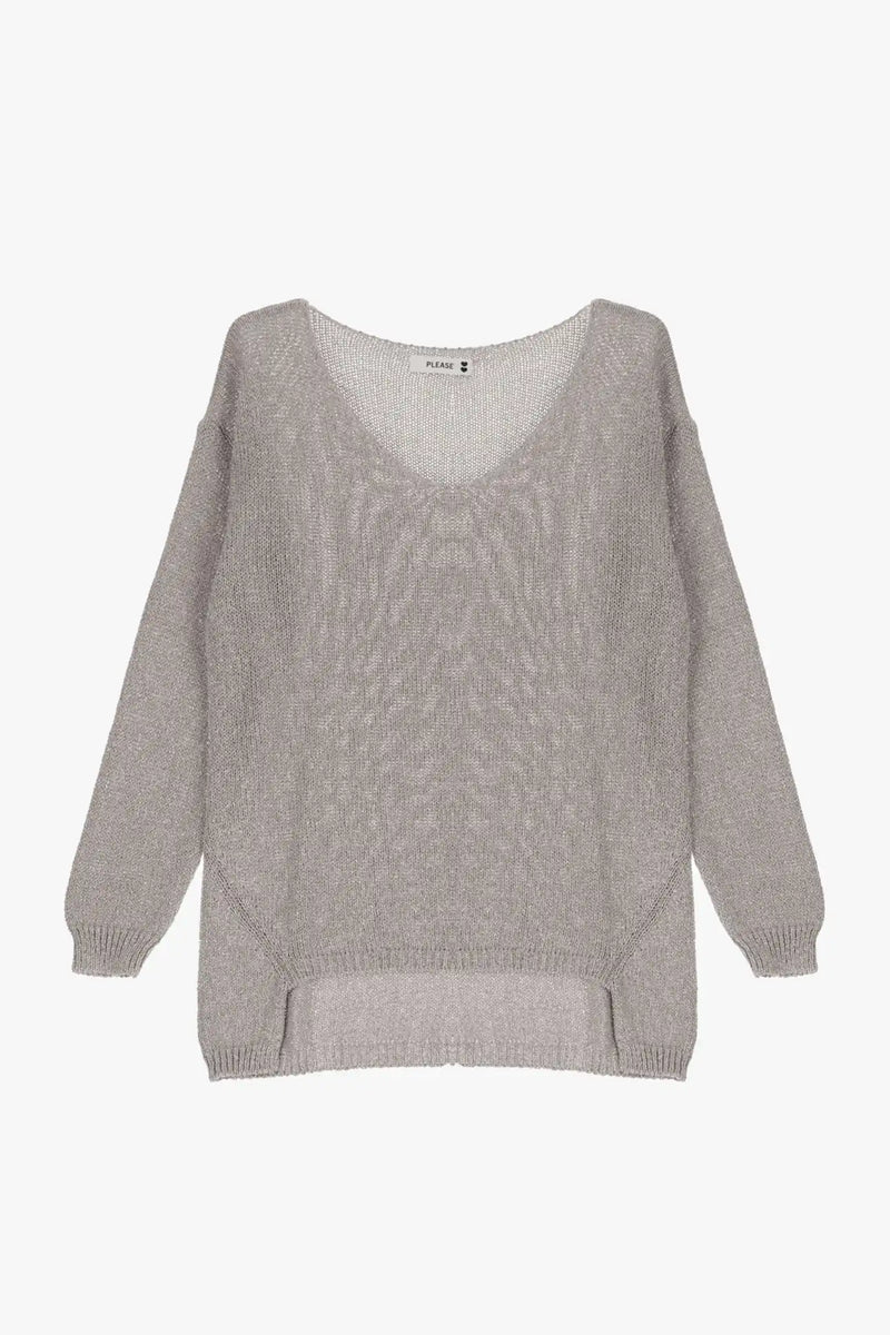 Pull en maille Please Paillettes Corda