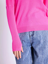 Pull Berenice Apolonia avec ailes Neon pink