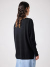 Pull poncho Notshy Faustine Noir