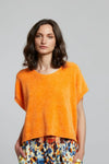 Pull sans manches Maevy Peluche Orange